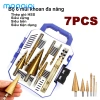 Bộ mũi khoan đa lớp 4-32mm cho cầu thang 7 chiếc - Độ bền cao, Giá ưu đãi 125k