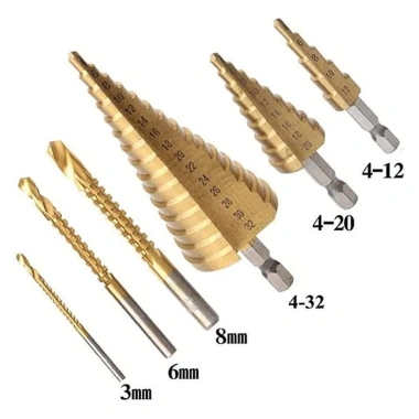 Bộ Mũi Khoan Đa Năng 7 Chiếc MONQIQI HSS Titan Siêu Bền Giá Ưu Đãi 125k 4 Bộ Mũi Khoan Đa Năng 7 Chiếc MONQIQI HSS Titan Siêu Bền Giá Ưu Đãi 125k 4