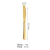 Bộ Muỗng Nĩa Thép Không Gỉ Màu Vàng Series 1.010 - Độ bền cao, giá ưu đãi 16.960 VND 10