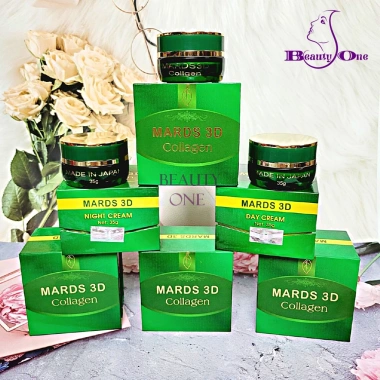 Bộ mỹ phẩm Collagen 3D Mards 3 lọ 35g - Dưỡng trắng da, chống lão hóa, tàn nhang, thâm nám - Giá ưu đãi 699,000 VND 6 Bộ mỹ phẩm Collagen 3D Mards 3 lọ 35g - Dưỡng trắng da, chống lão hóa, tàn nhang, thâm nám - Giá ưu đãi 699,000 VND 6