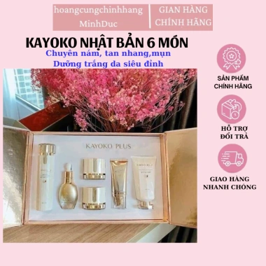 Bộ Mỹ Phẩm Kayoko Plus 6in1 Chính Hãng Nhật Bản - Dưỡng Trắng Da, Giảm Nám, Giá 1,770,000₫