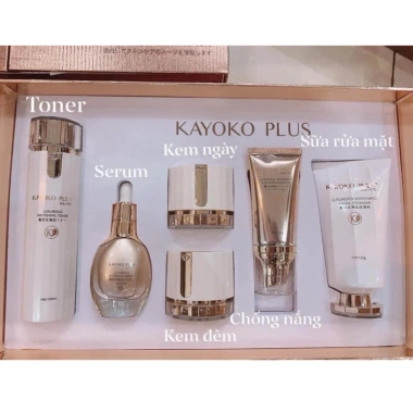 Bộ Mỹ Phẩm Kayoko Plus 6in1 Chính Hãng Nhật Bản - Dưỡng Trắng Da, Giảm Nám, Giá 1,770,000₫