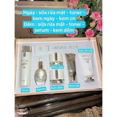 Bộ Mỹ Phẩm Kayoko Plus Trắng Cao Cấp 6 Món Dưỡng Trắng Da Chống Lão Hóa Giá 750k 4