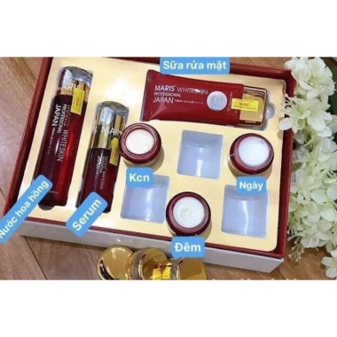 Bộ Mỹ Phẩm Maris 6in1 Nhật Bản - Kem Dưỡng Trắng Da, Xóa Nám Tàn Nhang, Cao Cấp, Giá 599.000₫ 6