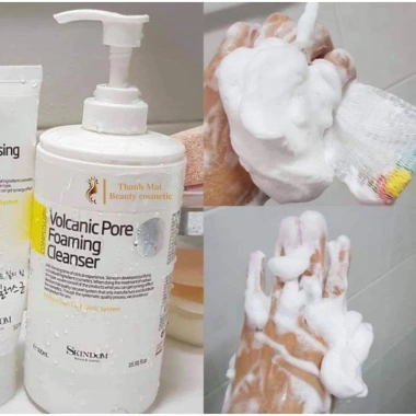 Bộ mỹ phẩm Spa Skindom size lớn - Làm sạch, massage mặt, chăm sóc da cơ bản, tiết kiệm