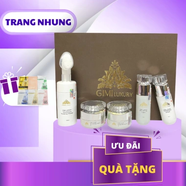 Bộ nám Gimi Luxury chính hãng - Dưỡng trắng da, mờ thâm nám, tàn nhang, giảm giá