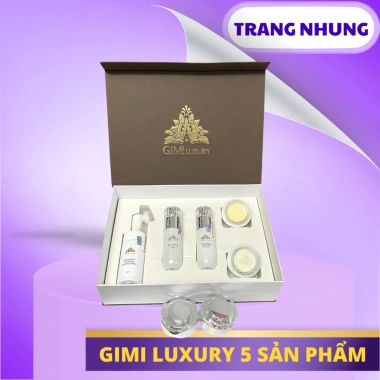 Bộ nám Gimi Luxury chính hãng - Dưỡng trắng da, mờ thâm nám, tàn nhang, giảm giá