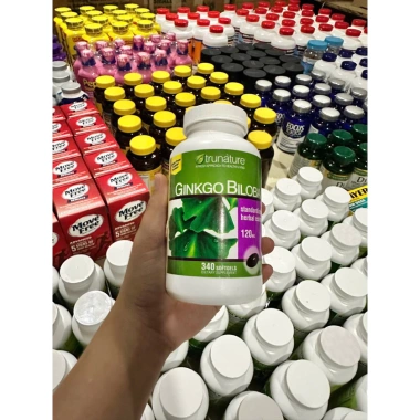 Bổ Não Ginkgo Biloba 120mg - 340 Viên Mỹ, Tăng Trí Nhớ, Giá Ưu Đãi 630.000 VNĐ