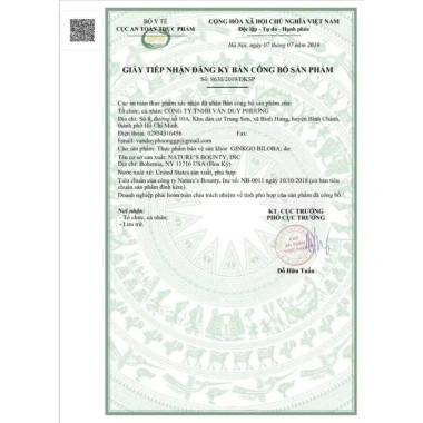 Bổ Não Ginkgo Biloba 120mg - 340 Viên Mỹ, Tăng Trí Nhớ, Giá Ưu Đãi 630.000 VNĐ