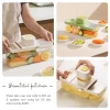 Bộ nạo sợi rau củ đa năng 5 lưỡi dao, hộp đa năng nhỏ gọn, giảm còn 175.000₫ 2