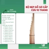 Bộ nẹp gỗ sơ cấp cứu 10 thanh - Hỗ trợ gãy tay, chân, lưng, giảm giá 129.000đ