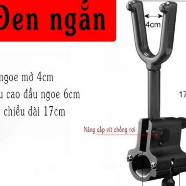 Bộ Ngoe Gác Cần Cao Cấp, Hố Đấu Chống Gác Cần, Bọc Silicon Bảo Vệ - Giá 45.000đ 3