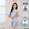 Bộ ngủ 2 dây lụa VINGO VINGORIA N575 - Đồ mặc nhà mùa xuân hè, giá chỉ 365.000đ
