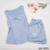 Bộ ngủ 2 dây lụa VINGO VINGORIA N575 - Đồ mặc nhà mùa xuân hè, giá chỉ 365.000đ 9