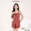 Bộ ngủ 2 dây lụa VINGO/VINGORIA mùa xuân hè N607 - Giá chỉ 355.000đ, giảm mạnh 2
