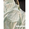 Bộ ngủ babydoll nữ cotton, bánh bèo dễ thương thu đông tiểu thư - 165k 7
