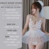 Bộ Ngủ Cosplay Cô Dâu Gợi Cảm Full Phụ Kiện - Đầm Xuyên Thấu Sexy Giá Ưu Đãi 139k 2