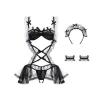 Bộ Ngủ Cosplay Hầu Gái Sexy JS01 - Jumsuit Nữ Gợi Cảm, Giá chỉ 18.000 VND 3