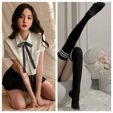 Bộ ngủ cosplay nữ gối cảm DN85 học sinh – cotton mềm mại, quyến rũ, giảm còn 111.000đ 9 Bộ ngủ cosplay nữ gối cảm DN85 học sinh – cotton mềm mại, quyến rũ, giảm còn 111.000đ 9
