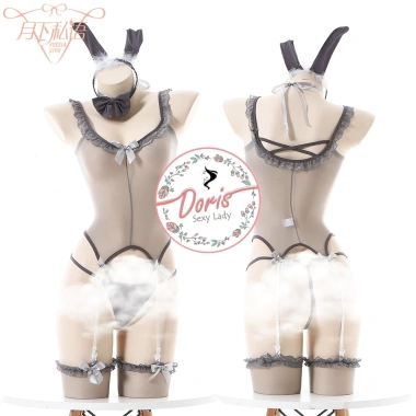 Bộ ngủ cosplay thú cưng thỏ, mèo, bò sữa - sexy, thoải mái, giá 56.238đ 5