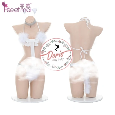 Bộ ngủ cosplay thú cưng thỏ, mèo, bò sữa - sexy, thoải mái, giá 56.238đ 10