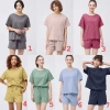 Bộ Ngủ Cotton Cộc Tay GU Nhật Bản - Thiết Kế Tinh Tế, Giá 319.000₫