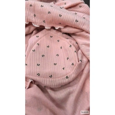 Bộ ngủ hoa nhí tone hồng dài tay mùa thu đông xinh xắn giá chỉ 269k