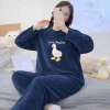 Bộ ngủ lông quần dài bigsize phong cách Hàn Quốc dễ thương Miin BLO01 giá ưu đãi 169k 9