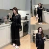 Bộ ngủ lụa cổ sen form vừa, mix ren cao cấp mềm mại, set sang trọng mặc nhà, dạo chơi Giá 470k 3