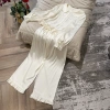 Bộ ngủ lụa cổ sen form vừa, mix ren cao cấp mềm mại, set sang trọng mặc nhà, dạo chơi Giá 470k 10