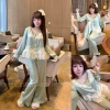 Bộ ngủ lụa LyLy ren mềm mịn, thoải mái - Đi chơi, du lịch sang trọng - 510k 2