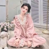 Bộ Ngủ Lụa Mặc Nhà Cổ V Bánh Bèo - Siêu Mềm, Thoáng Khí, Giá Giảm 216k
