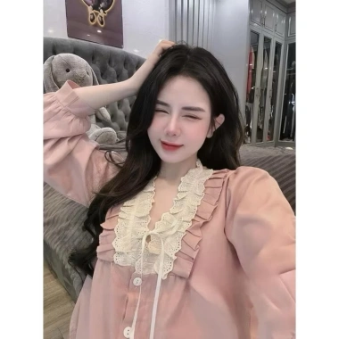 Bộ Ngủ Lụa Mặc Nhà Cổ V Bánh Bèo - Siêu Mềm, Thoáng Khí, Giá Giảm 216k 4 Bộ Ngủ Lụa Mặc Nhà Cổ V Bánh Bèo - Siêu Mềm, Thoáng Khí, Giá Giảm 216k 4