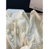 Bộ ngủ nữ babydoll cotton đũi mũt cách điệu, pijama dễ thương phong cách Hàn Quốc 081 - Giá ưu đãi 159k 2