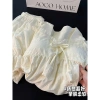 Bộ ngủ nữ babydoll cotton đũi mũt cách điệu, pijama dễ thương phong cách Hàn Quốc 081 - Giá ưu đãi 159k 4