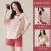 Bộ Ngủ Nữ Cao Cấp TM56 100% Cotton Mút Ngực Chống Lộ, Mềm Mát QCCC, Quần Túi - Giá 240k 2