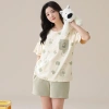 Bộ Ngủ Nữ Cao Cấp TM56 100% Cotton Mút Ngực Chống Lộ, Mềm Mát QCCC, Quần Túi - Giá 240k 5