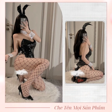 Bộ Ngủ Nữ Cosplay Thỏ DN37 Che Tên - Outfit Quyến Rũ Hóa Thân Nàng Thỏ, Váy Ngủ Sexy Giá 190.000 3