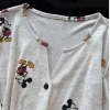 Bộ ngủ nữ dài tay thun tăm họa Mickey pijama hoạt hình dễ mặc thu đông - 145.000đ 7
