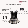Bộ ngủ nữ gợi cảm cosplay hầu gái DN48 - Đồ ngủ bèi nhún, tôn dáng chuẩn, 127.000₫ 2
