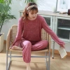 Bộ Ngủ Nữ Nỉ Mỏng Dài Tay, Thoải Mái, Dễ Vận Động, Lên Form Tôn Dáng - Giảm giá 22% chỉ 178k 3