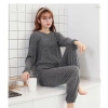 Bộ Ngủ Nữ Nỉ Mỏng Dài Tay, Thoải Mái, Dễ Vận Động, Lên Form Tôn Dáng - Giảm giá 22% chỉ 178k 4