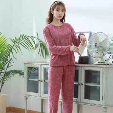 Bộ Ngủ Nữ Nỉ Mỏng Dài Tay, Thoải Mái, Dễ Vận Động, Lên Form Tôn Dáng - Giảm giá 22% chỉ 178k