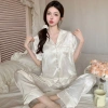 Bộ ngủ nữ ống dài tiểu thư - Pijama lụa mềm mại, thoáng mát SB04 - 204.000₫ 9