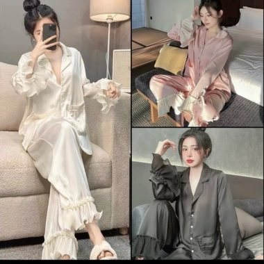 Bộ Ngủ Pijama Nữ Tiểu Thư Sang Chảnh – Điệu Đà, Cao Cấp, Giá 220k (Giảm từ 275k)