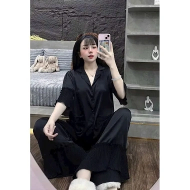 Bộ Ngủ Pijama Nữ Tiểu Thư Sang Chảnh – Điệu Đà, Cao Cấp, Giá 220k (Giảm từ 275k)