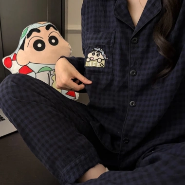 Bộ ngủ pyjama dài tay thoáng mát nữ nhiều họa tiết, sẵn có, giá ưu đãi 149.888₫ cho mùa hè, đảm bảo thoải mái suốt đêm, ngủ ngon