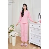 Bộ Ngủ Pyjama Kate Thô Tay Dài Quần Dài - Thoáng Mát, Thấm Hút Mồ Hôi, Giá 297.600đ 5