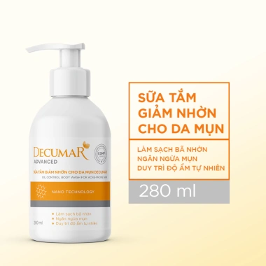 Bộ ngừa mụn toàn thân Decumar STA01 XDA02 - Da sạch, giảm mụn, giá 438.000₫ 2