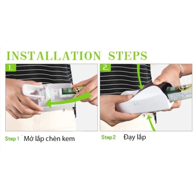 Bộ Nhả Kem Đánh Răng Thông Minh + Kệ Bàn Chải Mini Dán Tường - Tiện Lợi, Giá chỉ 55k